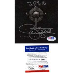  Black Label Society Autographed Signed CD Cover PSA DNA 