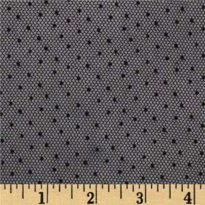  54 Wide Dotted Lace Black Fabric By The Yard Arts 