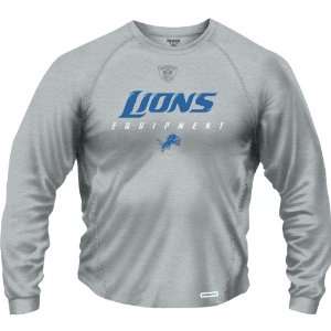  Reebok Detroit Lions Equipment Long Sleeve Speedwick 