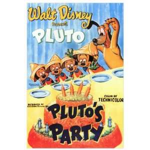  Plutos Party Movie Poster (27 x 40 Inches   69cm x 102cm 