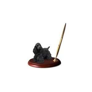  Cocker Spaniel (black) Dog Pen Set