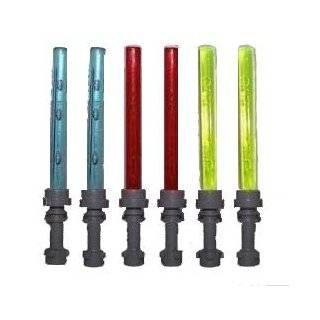 Lego Lightsaber Lot  6 TOTAL   3 Different Colors with Hilts
