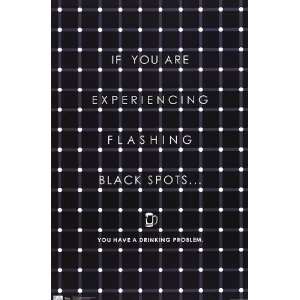  Flashing Black Spots   Poster (22x34)