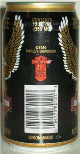 Harley Davidson Heavy Beer Milwaukee 1989 12oz Beercan  
