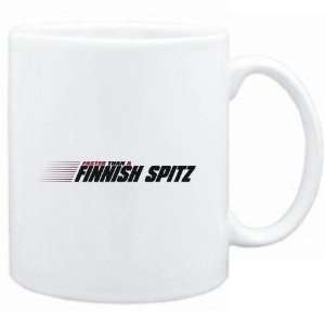  Mug White  FASTER THAN A Finnish Spitz  Dogs Sports 