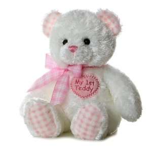    Aurora Plush Baby 14 inches Pink My First Teddy Bear Toys & Games