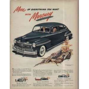   you want with Mercury  1948 Mercury Ad, A3377 