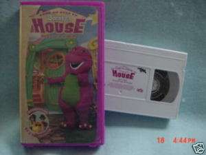   OVER TO BARNEYS HOUSE kids vhs direct to video vh 045986020505  