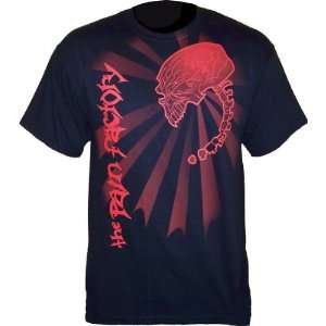  The Pain Factory Blood Skull Black T Shirt (SizeL 