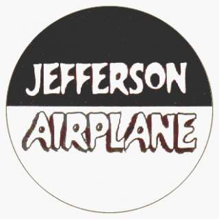  Jefferson Airplane   Logo (Black and White)   1 1/2 