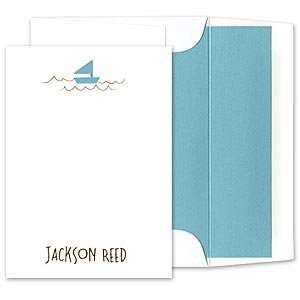  Boat Thank You Note Baby Stationery Baby
