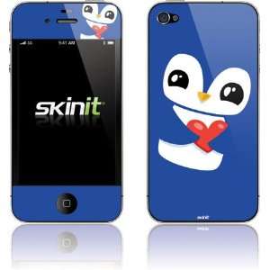  Skinit Blue Love Penguin Vinyl Skin for Apple iPhone 4 