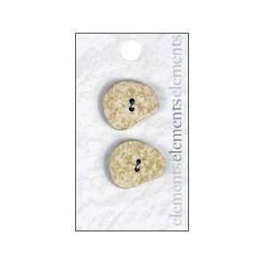  Blumenthal Button Elements Off White Speckled 2pc (3 Pack 