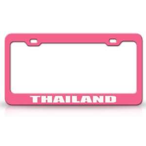  THAILAND Country Steel Auto License Plate Frame Tag Holder 