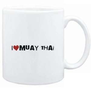  Mug White  Muay Thai I LOVE Muay Thai URBAN STYLE 