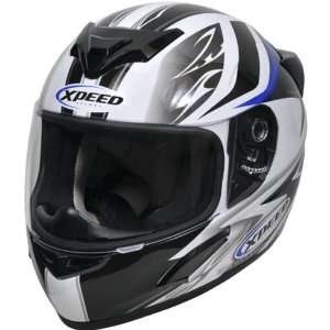   XP509 On Road Racing Motorcycle Helmet   Blue / Small Automotive