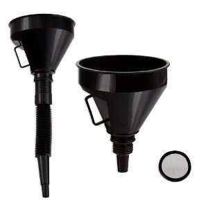    Purpose Funnel with Extension & Removable Debris Screen Automotive