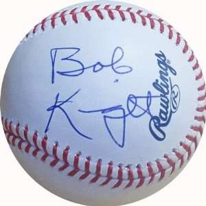  Bob Knight Autographed Baseball