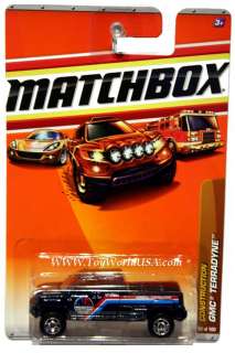 2010 Matchbox #50 GMC Terradyne Construction met blue  
