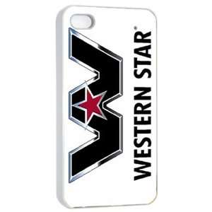  Western Star Truck Logo Case for Iphone 4/4s (White)  