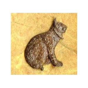  Bobcat Bronze Pin Jewelry