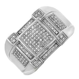  Terrific Brand New Gentlemens Ring With 0.60Ctw Genuine 