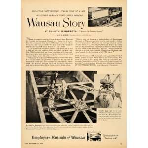   Wausau Wisconsin C.A. Boesel   Original Print Ad