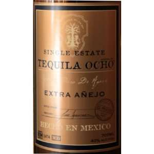 Ocho Tequila Extra Anejo 2007 750ml 750 ml Grocery 