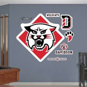  Davidson Wildcats Logo Fathead NIB 