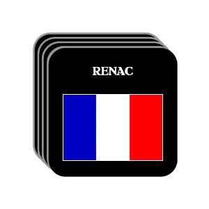  France   RENAC Set of 4 Mini Mousepad Coasters 