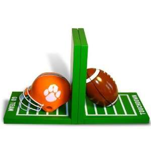  Clemson Tigers Wood Bookends