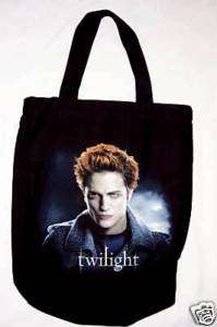 Twilight Movie TEAM Edward Cullen Tote Book Bag Purse  