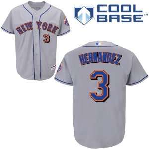  Luis Hernandez New York Mets Authentic Road Cool Base 