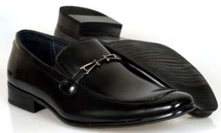Mens Black Designer Fashion Dress Shoes Loafers Slip On  