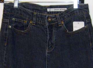 DKNY SOHO Jeans Black Denim Size 2 NWOT W 29 Inseam 29.5 Ladies Rise 