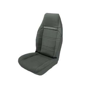   Vinyl Bucket Seat Upholstery with Graphite Cloth Inserts Automotive