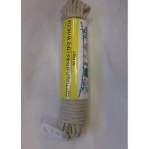  Good Old Values Cotton Clothes Line with Hook 50 Feet 