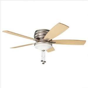  23 Windham Ceiling Fan in Brushed Nickel with Maple/Marive Cherry 