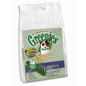   Greenies Senior Dog Chew Treats 12 oz bag   Teenie   43 count Pet