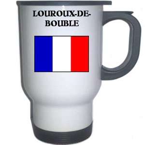  France   LOUROUX DE BOUBLE White Stainless Steel Mug 