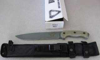 NEW Ontario RAT RTAK II 2 Micarta Handle Scales Survival Knife 