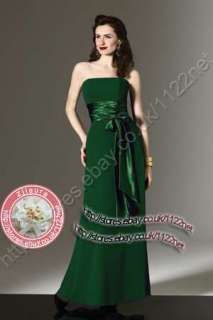 Dark green bridesmaid dress / flower girl dress ( colour no.  yw05 )