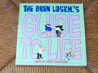 BORN LOSERS GUIDE TO LIFE ORIGINAL ART SANSOM SIGNED  