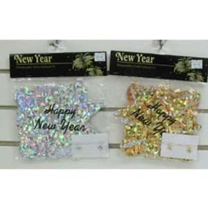  Holographic New Years Eve Garland Case Pack 25