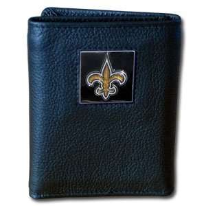   Orleans Saints NFL Trifold Wallet in a Window Box