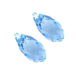  Swarovski 6010 Drop Beads 11x5.5mm Aquamarine (2) Arts 