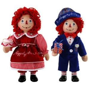  Key Velvet Raggedy Ann & Andy 14 Dolls Birthday Dolls Toys & Games
