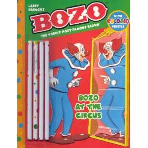  Bozo at the Circus Coloring Book with Colored Pencils 