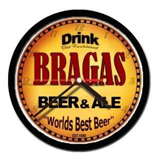  BRAGAS beer and ale cerveza wall clock 