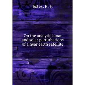  On the analytic lunar and solar perturbations of a near 